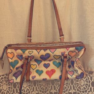 Dooney and Bourke vintage heart handbag